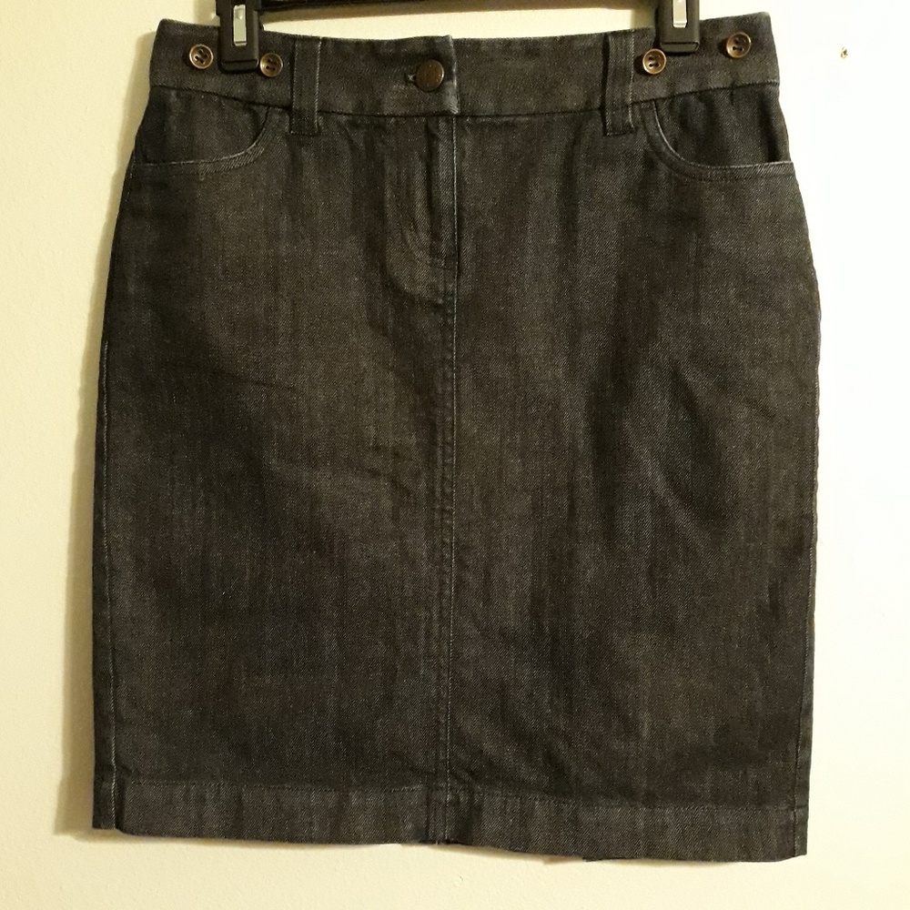J Crew Dark Denim Skirt